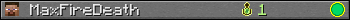 MaxFireDeath userbar 350x20