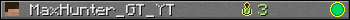 MaxHunter_GT_YT userbar 350x20