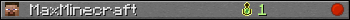 MaxMinecraft userbar 350x20