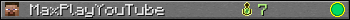 MaxPlayYouTube userbar 350x20