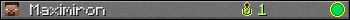 Maximiron userbar 350x20