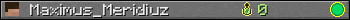 Maximus_Meridiuz userbar 350x20