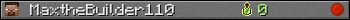 Юзербар 350x20 для MaxtheBuilder110