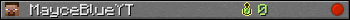 MayceBlueYT userbar 350x20