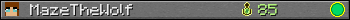 MazeTheWolf userbar 350x20