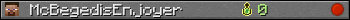 McBegedisEnjoyer userbar 350x20