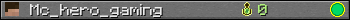 Mc_hero_gaming userbar 350x20