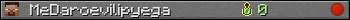 MeDaroevilipyega userbar 350x20