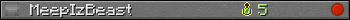 MeepIzBeast userbar 350x20