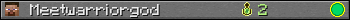 Meetwarriorgod userbar 350x20