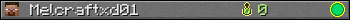 Melcraftxd01 userbar 350x20