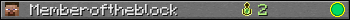 Юзербар 350x20 для Memberoftheblock