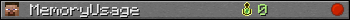 Юзербар 350x20 для MemoryUsage