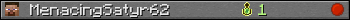 MenacingSatyr62 userbar 350x20