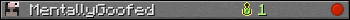 MentallyGoofed userbar 350x20