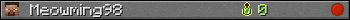 Meowming98 userbar 350x20