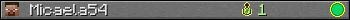 Micaela54 userbar 350x20