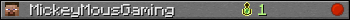 MickeyMousGaming userbar 350x20