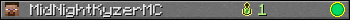 MidNightKyzerMC userbar 350x20