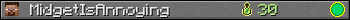 MidgetIsAnnoying userbar 350x20