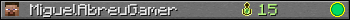 MiguelAbreuGamer userbar 350x20