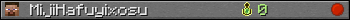 MijiHafuyixosu userbar 350x20