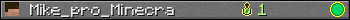 Mike_pro_Minecra userbar 350x20