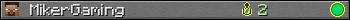 MikerGaming userbar 350x20