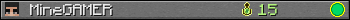 MineGAMER userbar 350x20