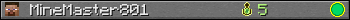 MineMaster801 userbar 350x20