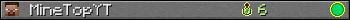 Юзербар 350x20 для MineTopYT