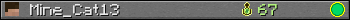 Mine_Cat13 userbar 350x20