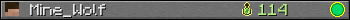 Mine_Wolf userbar 350x20