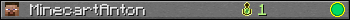 MinecartAnton userbar 350x20