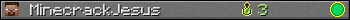 MinecrackJesus userbar 350x20