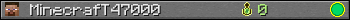 MinecrafT47000 userbar 350x20