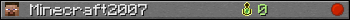 Minecraft2007 userbar 350x20