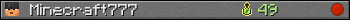 Minecraft777 userbar 350x20