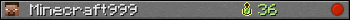 Minecraft999 userbar 350x20