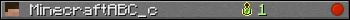 MinecraftABC_c userbar 350x20