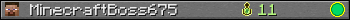 MinecraftBoss675 userbar 350x20