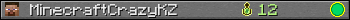 Юзербар 350x20 для MinecraftCrazyKZ