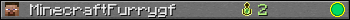 MinecraftFurrygf userbar 350x20