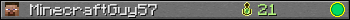 MinecraftGuy57 userbar 350x20