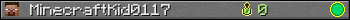 MinecraftKid0117 userbar 350x20