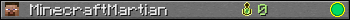 MinecraftMartian userbar 350x20