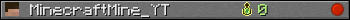 MinecraftMine_YT userbar 350x20