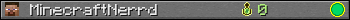 MinecraftNerrd userbar 350x20