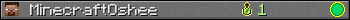 MinecraftOshee userbar 350x20