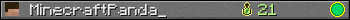 MinecraftPanda_ userbar 350x20